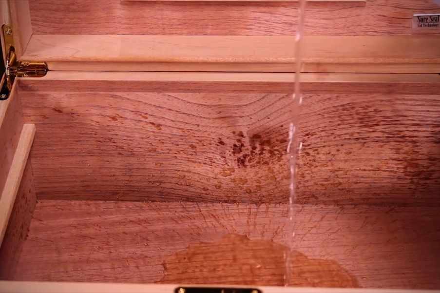 Wipe the Interior with Distilled Water